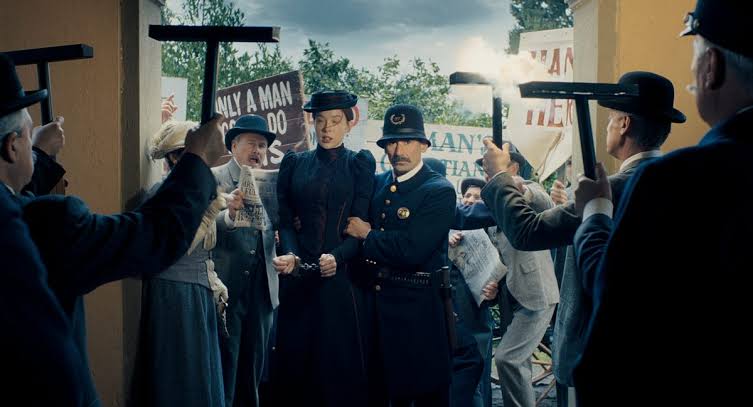 Lizzie Borden during the investigation into the murders